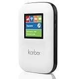 Karbor 4G LTE WiFi Mobile Hotspot, No SIM Card Required No Contract, 10 Connected Devices, Multiple Networks, Portable Internet for Campers, Motorhomes and Travels, 1GB Local Data