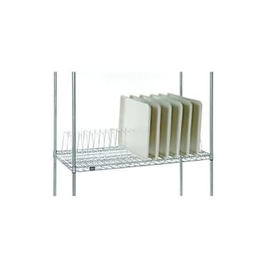 Nexel Tray Drying/Storage Rack, Clear Epoxy Finish, 24" W x 16" L x 8½"H