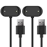 TUSITA Charger Compatible with Amazfit GTR 4, GTR 3, GTR 3 Pro, GTS 3, GTS 4, T-Rex 2 (1M,2-Pack)