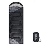 tuphen- Sleeping Bags for Adults Kids Boys Girls Backpacking Hiking Camping Microfiber Liner, Cold Warm Weather 4 Seasons Winter, Fall, Spring, Summer, Indoor Outdoor Use, Lightweight & Waterproof