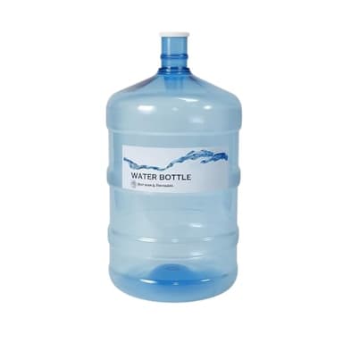 TIMPHO 5 Gallon Water Bottle – BPA Free Durable Plastic Jug with Easy Grip Handle, Reusable Container for Top and Bottom Load Water Dispensers, Storage & Home Use