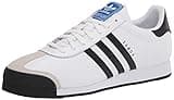 adidas Originals Men's Samoa Retro Sneaker Running Shoe, White/Black, 13 M US