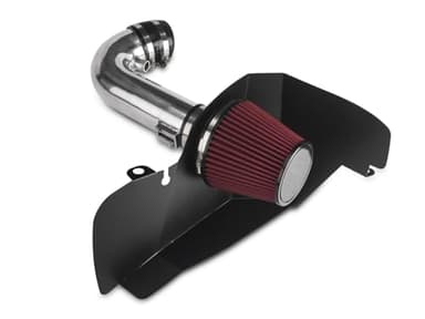 SR Performance Cold Air Intake Kit Polished - High Flow Filter Polished Fits Ford Mustang GT 2015-2017