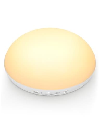 TOZING Egg Light for Nursery, Portable Baby Night Light for Breastfeeding, Rechargeable Baby Nightlight with Timer, Dimmable Battery Powered Red Lamp, Ultra-Long Battery Life for Bedside