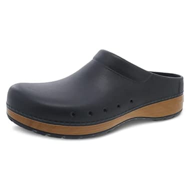 Dansko Men's Kane Slip On Mule - Lightweight and Cushion Comfort with Removable EVA Footbed and Arch Support Black 10.5-11 M US
