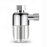 Geokin:Spin Down Sediment Filter, Stainless Steel Reusable Sink Water Filter, Water Softener for Water Heater Washing Machine Dishwasher Shower Faucet, Prevent Impurity