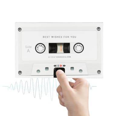 Otutefo Mother's Day Voice Recordable Greeting Card - 60s Message Recorder Cassettes Talking Card with Adhensive for Mom, Grandparents - Voice Gift for Birthday, Father's Day, Christmas