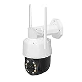 EVERSECU Tuya Smart WiFi 5MP 20X Optical Zoom Auto-Tracking Outdoor PTZ Security Camera, Motorized Pan/tilt/Zoom High Speed Dome IP Camera&2 Way Audio,98ft Night Vision, Remote View, ONVIF Compatible
