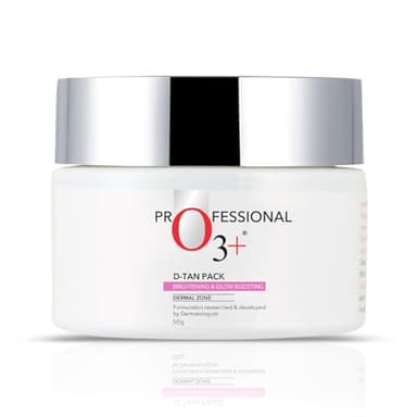 O3+ D-Tan Pack for Instant Skin Brightening and Lightening Benefits Infused with Mint and Eucalyptus Oil - Suitable for All Skin Types (50gm)
