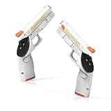 UPOK Controler Gun Stock Attachment for Meta Quest 3/Quest 3s | Weighted Handle Enhance Quest 3 FPS Games Reality Holding Feels P-istoI Grip | Anti Slip Hard Shell Case Protector