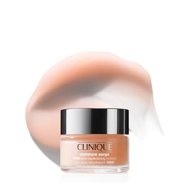 Clinique Moisture Surge 100H Auto-Replenishing Hydrator Oil Free Face Moisturizer | With Hyaluronic Acid, Aloe Bioferment and Vitamins C + E | For All Skin Types | Hydrating + Moisturizing, 1 Fl Oz