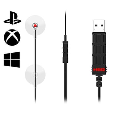 Hipshotdot PRO Color and Brightness Control Dot LED Aim Assist Mod for Gaming TV Compatible with Xbox, PlayStation, Nintendo and PC - Works with All Shooter Video Games and FPS or TPS (Hipshotdot)