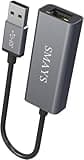 Ethernet Adapter Compatible with Roku TV, Samsung Smart TV - Wired Internet Connection, USB to LAN 10/100