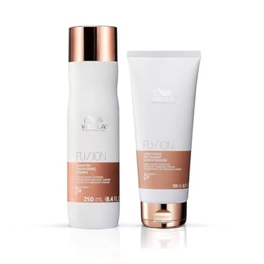 Wella Professionals Fusion Intense Repair Shampoo & Conditioner Set, Hair Repair & Anti Hair Breakage