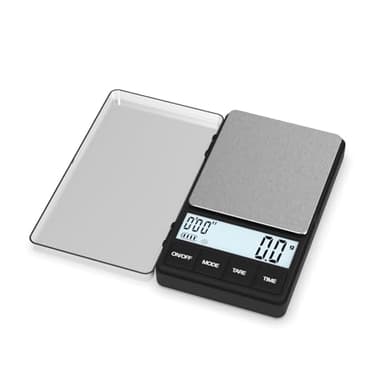 Raclomec Scale for Coffee with Timer, 1000g /35oz, Accuracy 0.1g, Espresso Scale for Both Pour Over and Espresso Machine, Unit in Gram and Ounce, Easy Control Timer, Mini Scale for Coffee