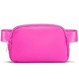 Fanny Pack Women Crossbody Bag Everywhere Belt Bag Women Cross Body Bag for Woman Fanny Packs Women Pink Belt Bag Fanny Packs for Women Cross Body Waist Bag for Women Pink Crossbody Purse (Hot Pink)