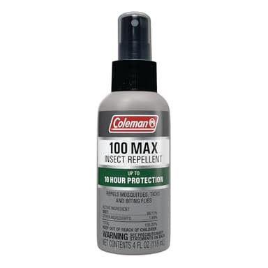 Coleman 100 Max Mosquito Repellent DEET Insect Repellent Spray - 4 fl oz Pump