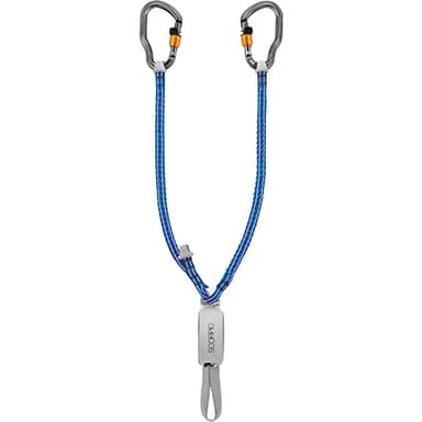 PETZL, Scorpio Vertigo Lanyard, Via ferrata lanyard with VERTIGO WIRE-LOCK carabiners