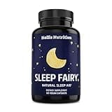 SLEEP FAIRY Natural Sleep Aid | Melatonin 10mg, Magnesium Glycinate 500mg, L-Theanine, B6, 5-HTP, GABA, Valerian Root & Ashwagandha Extracts | Herbal Sleeping Pills for Adults | Vegan Sleep Supplement