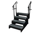 Confer Plastics 4 Step Signature Spa Steps (Black)