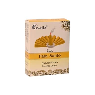 ARO VATIKA Vedic Palo Santo Natural Masala 120 Incense Cones in Pack of 12 Boxes |12 Assorted Fragrances Dhoop Cones | Best for Prayer, Reiki, Meditation and Relaxation | Burn time- 25 Mins