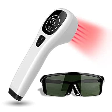 Cold Laser Human/Vet Device with LED Display Targets Joint and Muscles for Infrared Light(2x808nm +12X650nm)