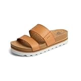 Reef Women's Cushion Vista Hi Sandal, Natural, 8