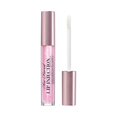 Too Faced Lip Injection Maximum Plump Extra Strength Lip Plumper Gloss | Hydrating + Plumping, 0.14 Fl Oz, Original