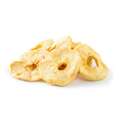 NUTS U.S. - Dried Apple Rings | No Added Sugar | No Artificial Color | Chewy Texture | NON-GMO | Juicy and Natural | Packed in a Resealable Bag (3 LBS)