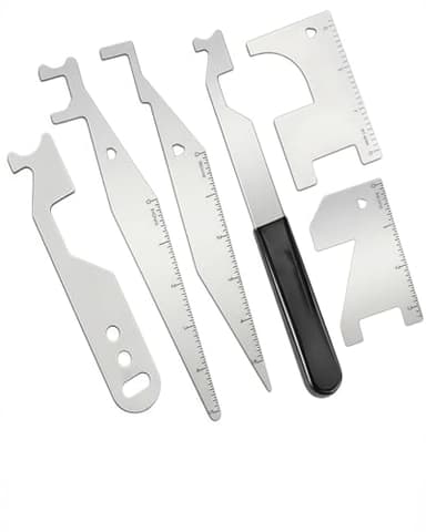 6-Piece Professional Firefighting Multi-Tool Kit, Heavy-Duty Emergency Rescue Set for First Responders