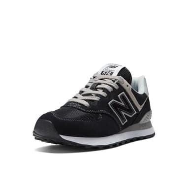 New Balance Women's 574 Core Sneaker Black/White