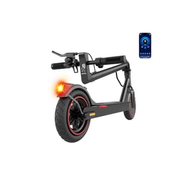 Fcgeoi Electric Scooter, 500W Peak Powerful Motor, 23 Miles Range, 18 MPH Speed, 8.5" Pneumatic Tire & Drum Brake, Foldable Lightweight E Scooters, Commuting Electric Scooter for Adults Black