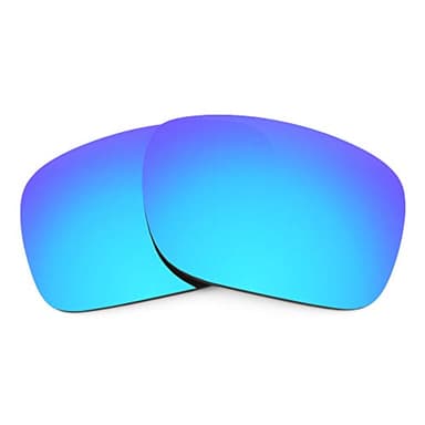 Revant Replacement Lenses for Oakley Gauge 8 L OO4124 Sunglasses - Elite Polarized Mirrored Ice Blue