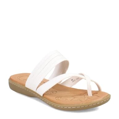 b.o.c Women's Alisha Sandal White 8 M