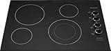 Frigidaire FFEC3025UB 30 Inch Electric Smoothtop Style Cooktop with 4 Elements in Black