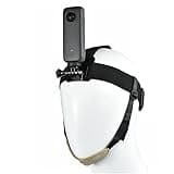 vgsion Head Strap Mount for Insta360 One X3, One X2, One RS, Compatible with GoPro Hero 10/9 /8/7and Other Similar Action Cameras…