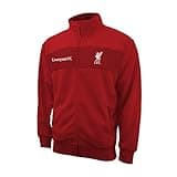 Icon Sports Soccer Track Jacket – Official Men’s Liverpool FC World Football Club Team Casual Full Zip Up Active Adult Training Top LP52TJ M