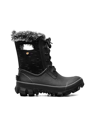 BOGS Footwear Arcata Dash Women's Waterproof Winter Snow Boot, Black, 11 M