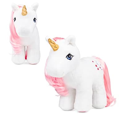 My Little Pony Unicorn and Pegasus Plush - Moondancer - Collector Plushie, Retro Stuffed Toy Animal, Kid, Toddler, Girl, boy, Mom, Birthday, Ages 3+