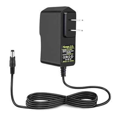 Facmogu 9W 9V/1A Power Supply Adapter - Center Positive, AC 100-240V to DC 9V 1000mA Wall Adapter, 9 Volt 1 Amp Supply w/5.5x2.5mm & 5.5x2.1mm Plug (NOT for Center Negative Device - Pedals, Keyboards)