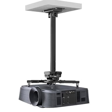 Mount-It! PRO Projector Ceiling Mount, Heavy-Duty Commercial Grade, 77 lb Capacity, Adjustable Extension 23.8–35.6 in, Universal Ceiling Mount for Professional Installations