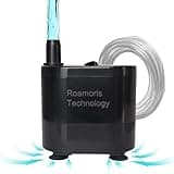 Roamoris Small Pump With Level Sensor,5 FT Drain Lift,Large Volume,110V Automatic Submersible Water Pump Mini HAVC Condensate Pump For Dehumidifier,Air Conditioner, Ice Maker, Furnace,Air Cooler,PM02