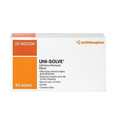 Uni Solve 402300 Adhesive Remover Wipe, Pack of 50