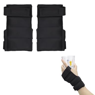 1 Pair Weighted Gloves for Tremors Perfect Writing Weights & Hand Strengthening Tool Adjustable Weights Glove for Parkinson’s Essential Tremors Patients