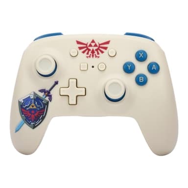 PowerA Wireless Controller for Nintendo Switch/Switch Lite/OLED Model - Legend of Zelda, Sworn Protector, Tears of the Kingdom, AA Battery Powered (Battery Included), Officially Licensed by Nintendo