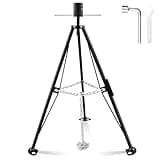 Gooseneck Tripod Stabilizer for 5th Wheel or Trailer, Adjustable Stabilizer with 7500lb Load Capacity, Tripod Jack for Fifth-Wheel Trailers, RVs, and Campers