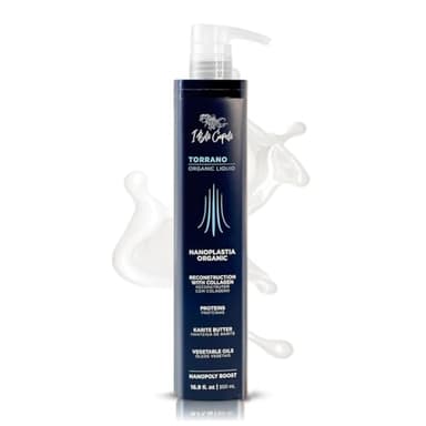 I Belli Capelli Torrano Liquid Nanoplastia Keratin Hair Treatment- Straightening in 1 Step, Formaldehyde Free-Nanoplastia Para Alisar Cabello, Keratina Organica Sin Formol Para Alisar(16.9Fl.oz/500ml)