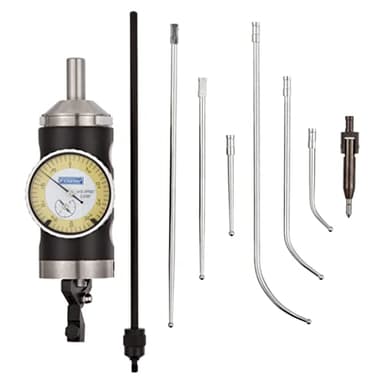 Fowler 52-710-025-0 Coax 2-Dimensional Coaxial Indicator Set, Coaxial Indicator with 0.250" Measuring Range & 0.0002" Readability, Includes Internal, External, & Center Point Feelers, & Case