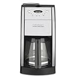 Cuisinart DGB-550BKP1 Automatic Coffeemaker Grind & Brew, 12-Cup Glass, Black