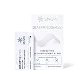 SNOW Diamond Teeth Whitening Strips | Gentle & Enamel Safe White Strips for Teeth Whitening | at-Home Dental Hygiene & Tooth Care for a White Smile Easy Convenient Tooth 42 Ct